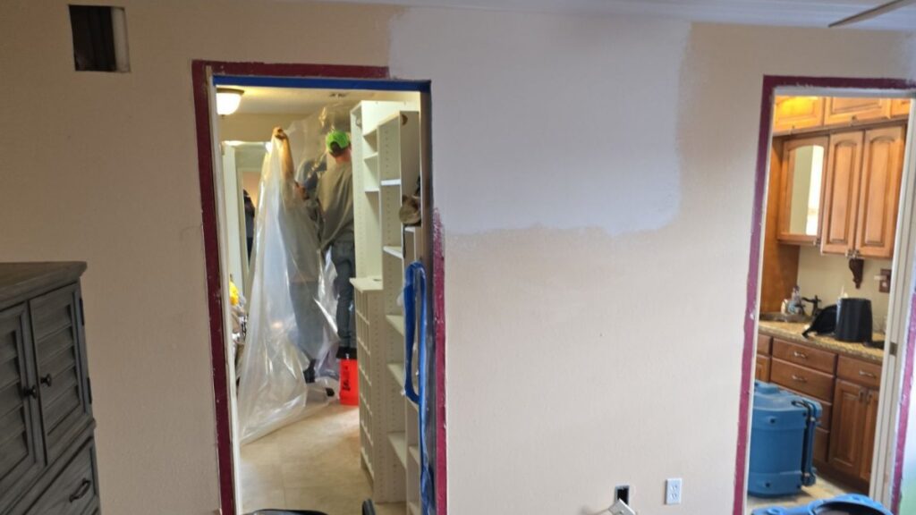 Water damage drying equipment in Merritt Island, FL – Affordable Water and Mold Removal job photo